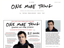 Tablet Screenshot of bjnovak.com